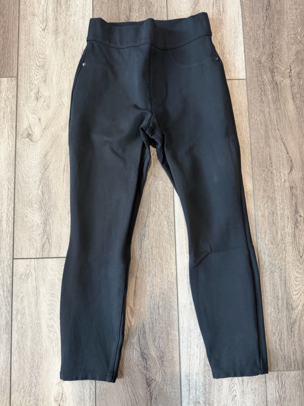 SPANX Petite pbp, ankle- 4 pocket Classic Black Pants (XSP) - Picture 2 of 6